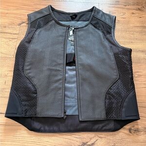 ICON Men's Black Perforated Riding Vest